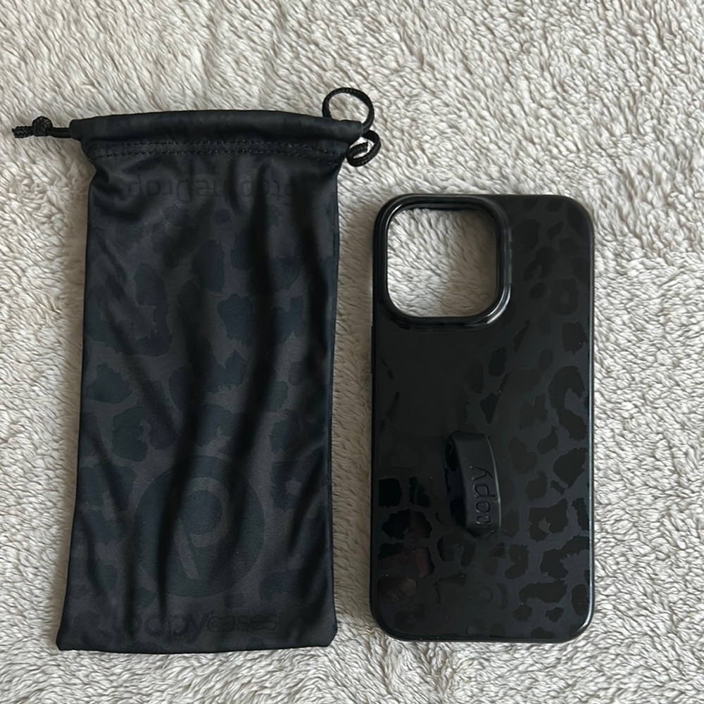 Black Leopard Phone Case